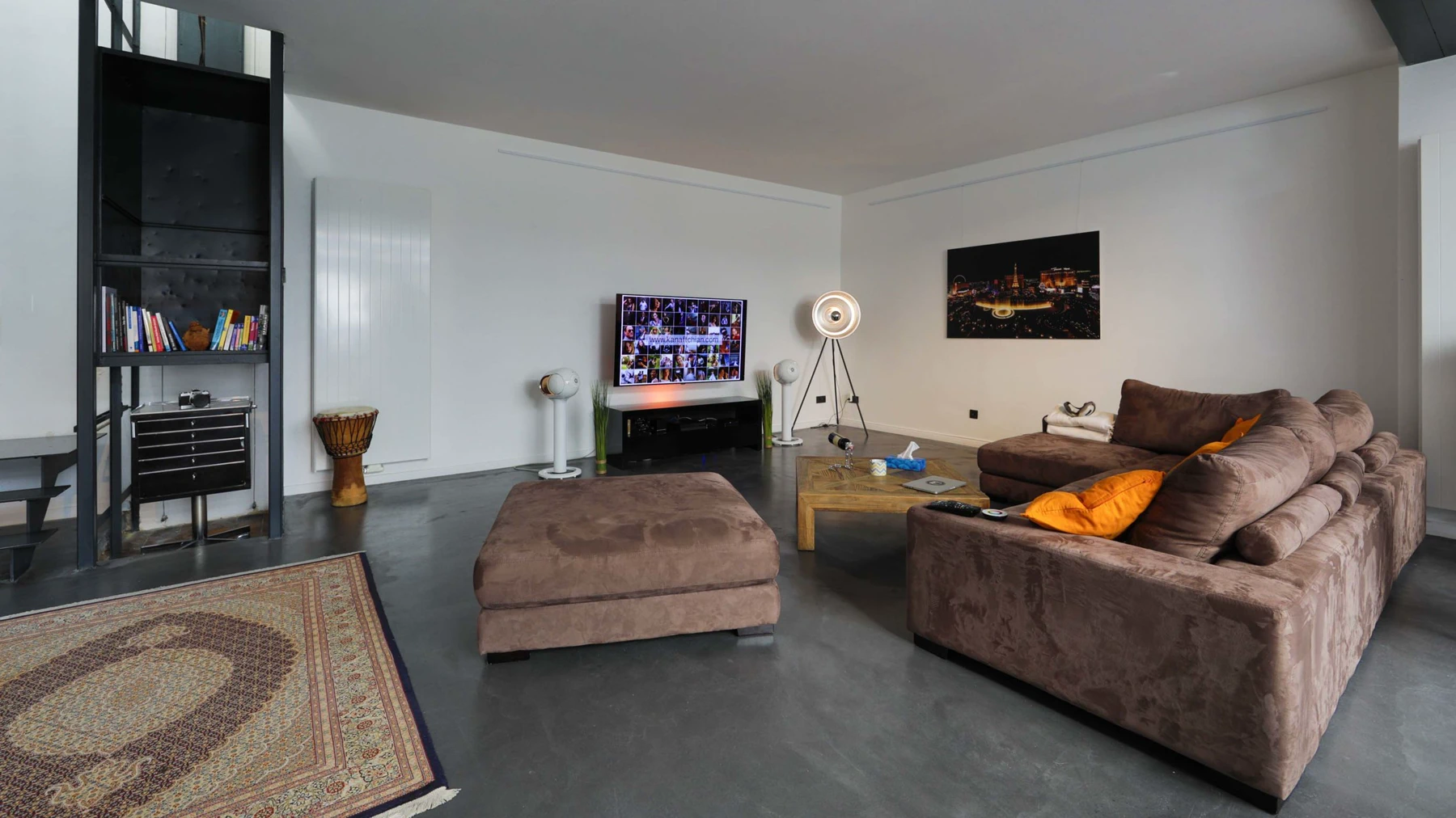 Studio photo à Uccle · perspective de l’espace de prise de vue