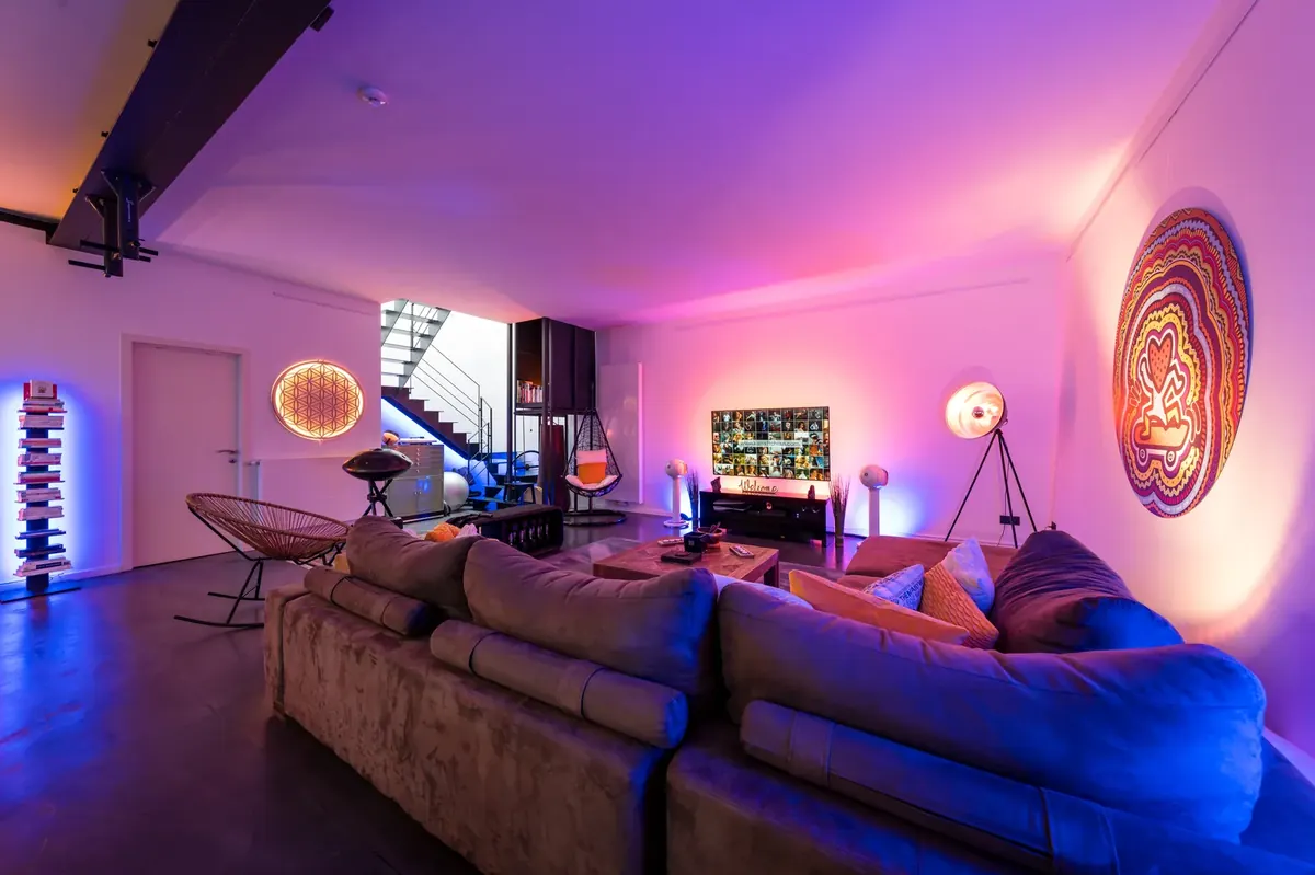 Volume et hauteur sous plafond pour shooting éditorial